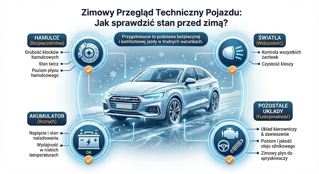 Jak sprawdzić stan techniczny pojazdu przed zimą?